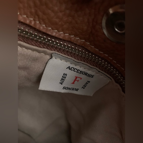 Faiez brown pebble leather purse - Picture 4 of 14